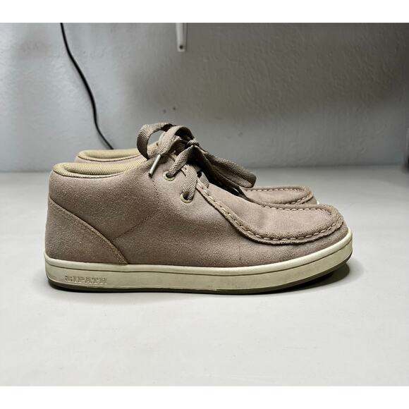 Vintage IPATH Men's US CATS Skate Shoes Tan Suede Chukka Boot Size 8.5 - Picture 11 of 11